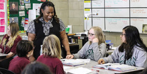 Traci Davis classroom visit